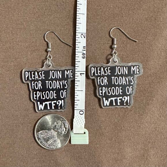 Wtf Drama earrings - Picture 3 of 4